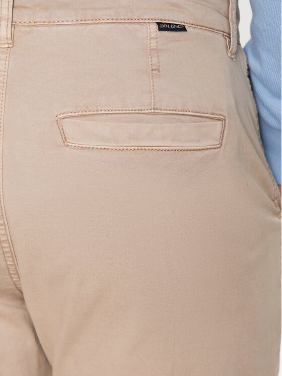 Blend Blend Kalhoty z materiálu 20715744 Béžová Regular Fit