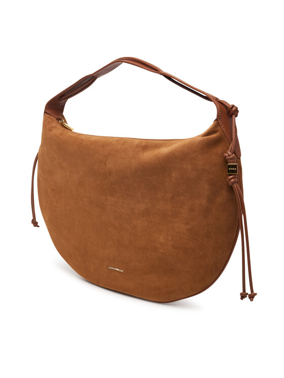 Coccinelle Coccinelle Дамска чанта VCB Coccinellethess Suede Bim E1 VCB 13 01 01 Кафяв