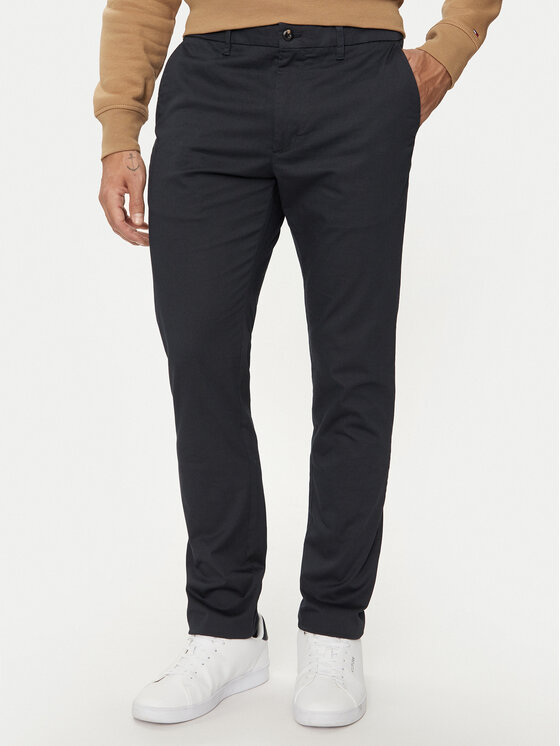 Tommy Hilfiger Pantaloni chino MW0MW35638 Blu scuro Slim Fit, taglia : 38_34