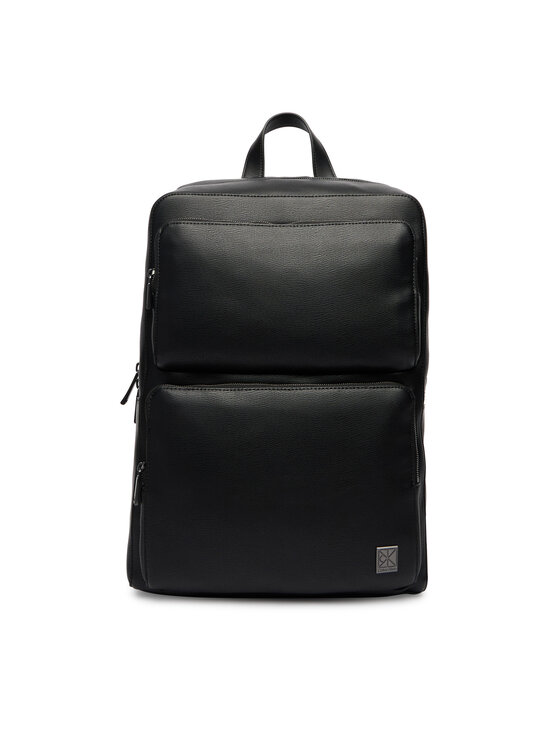 Calvin Klein Calvin Klein Batoh Emblem Hw Slim Pocket Backpack LV04D3289G Černá