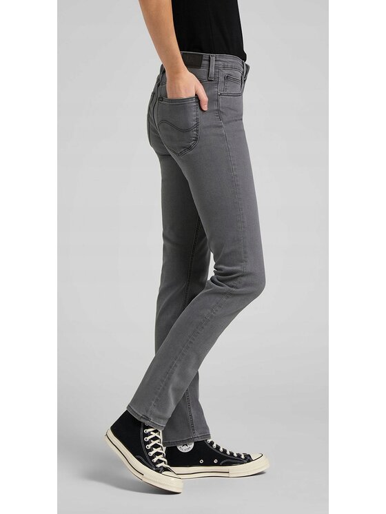 Lee Lee Jeansy Elly Szary Slim Fit
