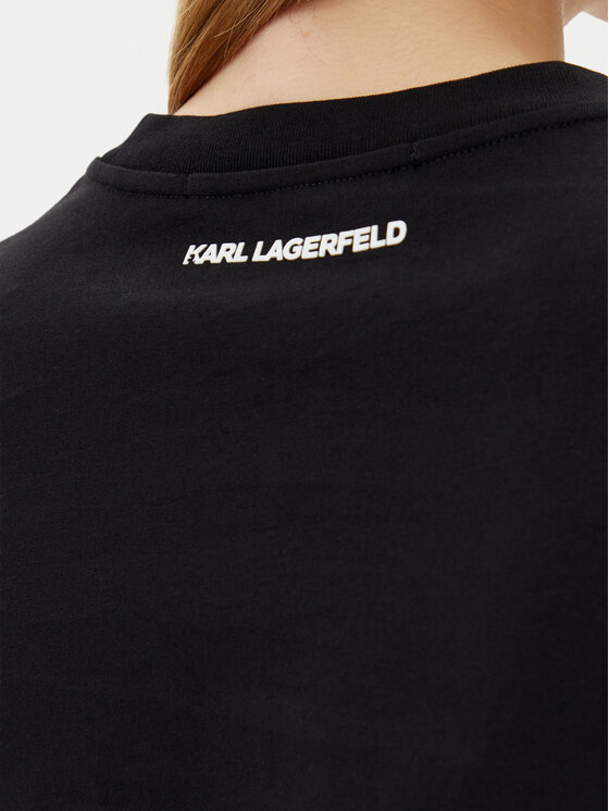 KARL LAGERFELD KARL LAGERFELD Футболка A1W17126 Чорний Regular Fit