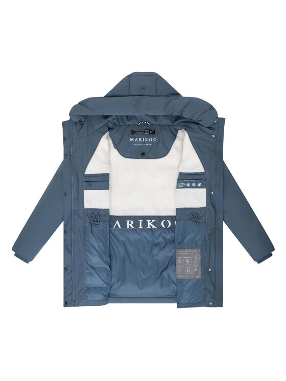 Marikoo Marikoo Kurtka zimowa Delilah Niebieski Regular Fit