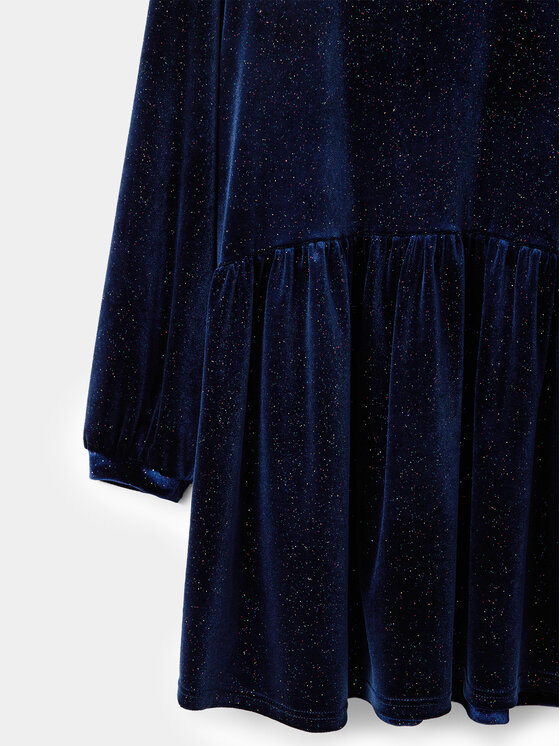 Desigual Desigual Abendkleid 23WGVK16 Blau Regular Fit