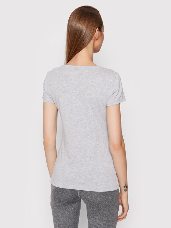 4F 4F T-Shirt NOSH4-TSD353 Szary Regular Fit