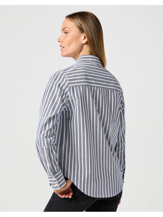 Wrangler Wrangler Koszula 112362597 1 PKT SHIRT Szary Regular Fit