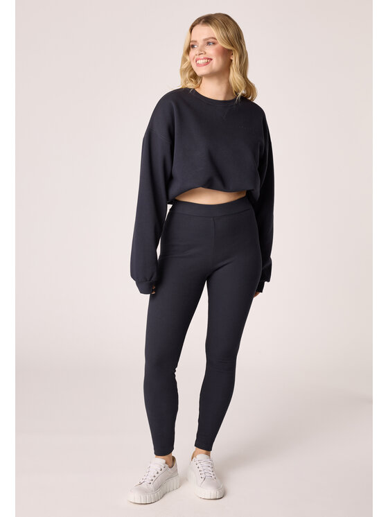 LAURELLA LAURELLA Spodnie dresowe 3TU016 Granatowy Regular Fit