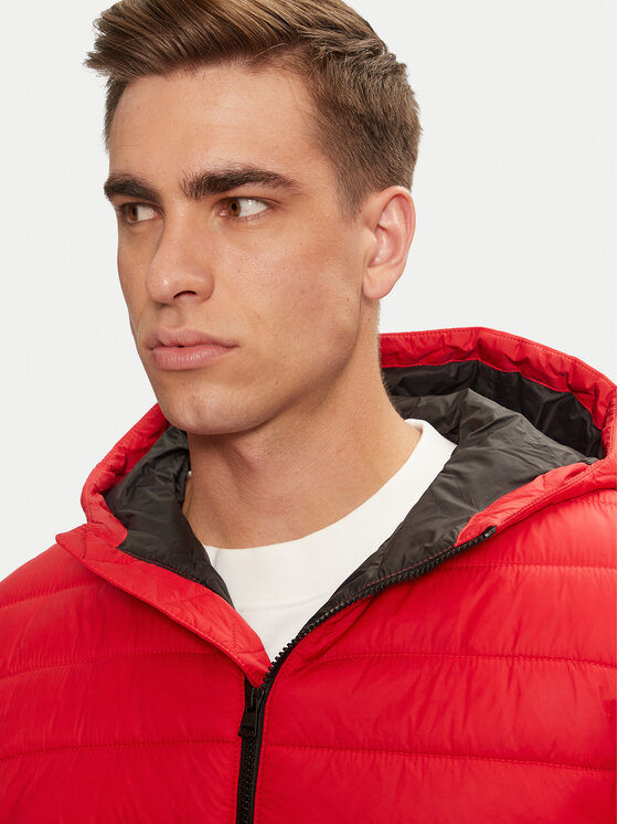HUGO HUGO Kevad-sügis jope 50518785 Punane Regular Fit