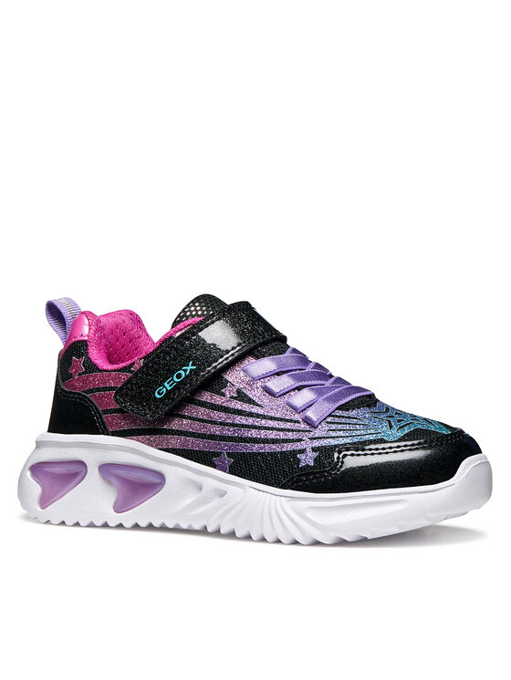 Geox Geox Sneakersy J Assister J56E9B 0ASKN C0922 D Čierna