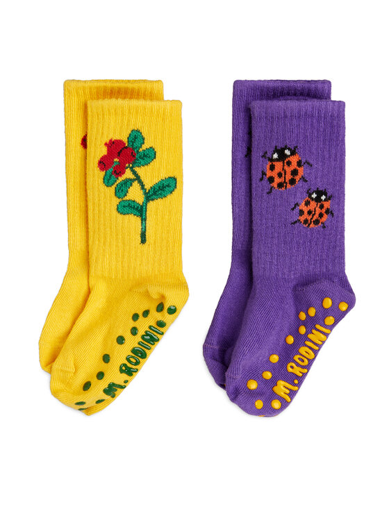 Set de 2 perechi de șosete lungi pentru copii MINI RODINI 2526010700 Colorat