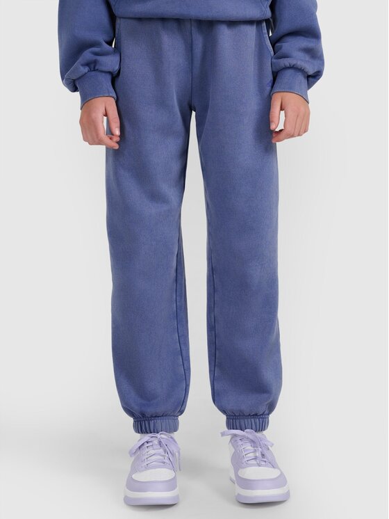 4F 4F Pantaloni da tuta 4FJRAW25TTROF1473-33S Blu Jogger Fit