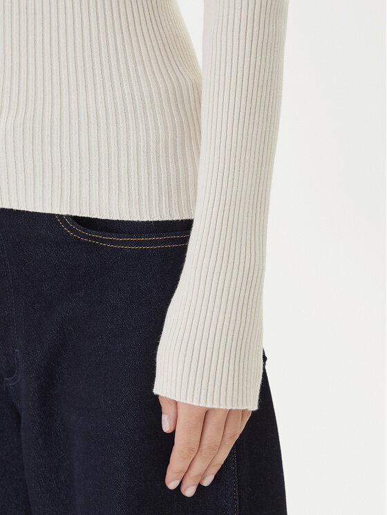 Kontatto Kontatto Džemper 3M0830C Écru Slim Fit