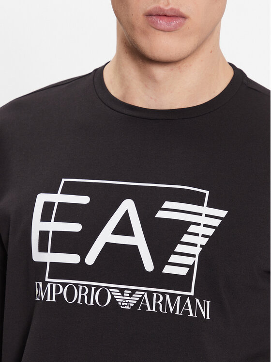 EA7 Emporio Armani EA7 Emporio Armani S dlouhým rukávem 3RPT64 PJ03Z 1200 Černá Regular Fit