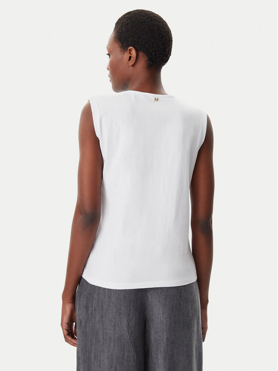 LOLA CASADEMUNT LOLA CASADEMUNT Top MS2515019 Bílá Regular Fit
