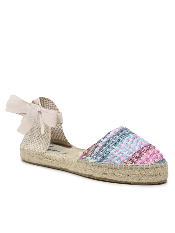 Manebi Manebi Espadrilės Raffia Yute Mix Flat Valenciana Espadrilles G 6.1 P0 Smėlio