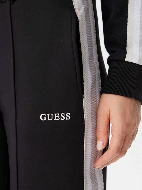 Guess Guess Μπλούζα V5GQ17 KCRT1 Μαύρο Regular Fit