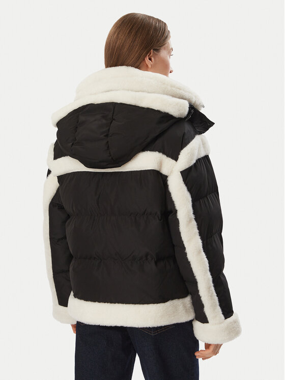 KARL LAGERFELD KARL LAGERFELD Kurtka zimowa B4W15004 Czarny Regular Fit