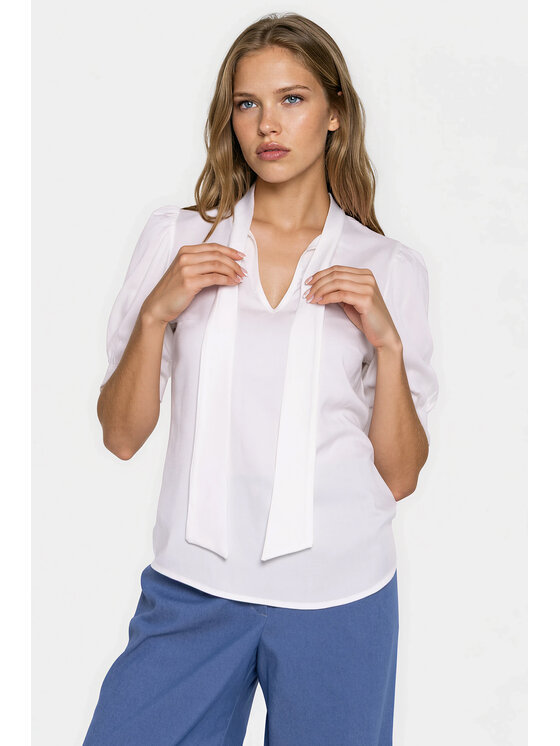 NIFE NIFE Halenka B233 Krémová Regular Fit