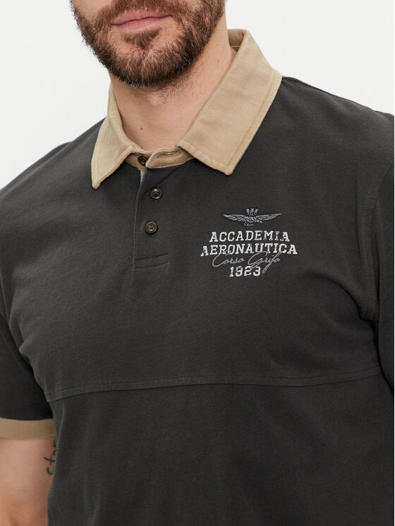 Aeronautica Militare Aeronautica Militare Polo 241PO1756J584 Siva Regular Fit
