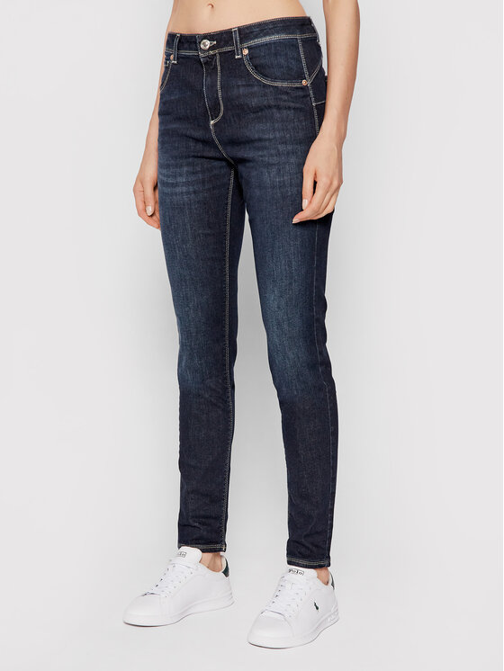 United Colors Of Benetton Džínsy 4NF1574K5 Tmavomodrá Skinny Fit