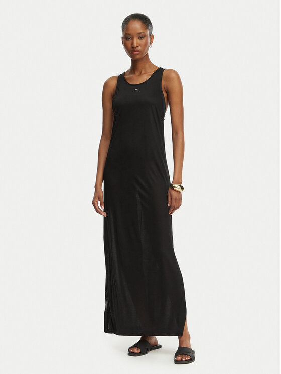 BOSS BOSS Vasarinė suknelė Codes 50561244 Juoda Regular Fit