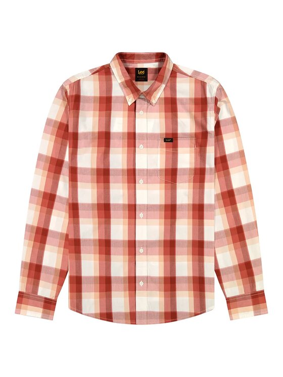 Lee Lee Koszula BUTTON DOWN Kolorowy Regular Fit