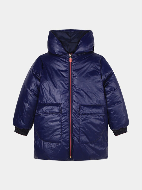 Billieblush Geacă din puf U16363 Bleumarin Regular Fit