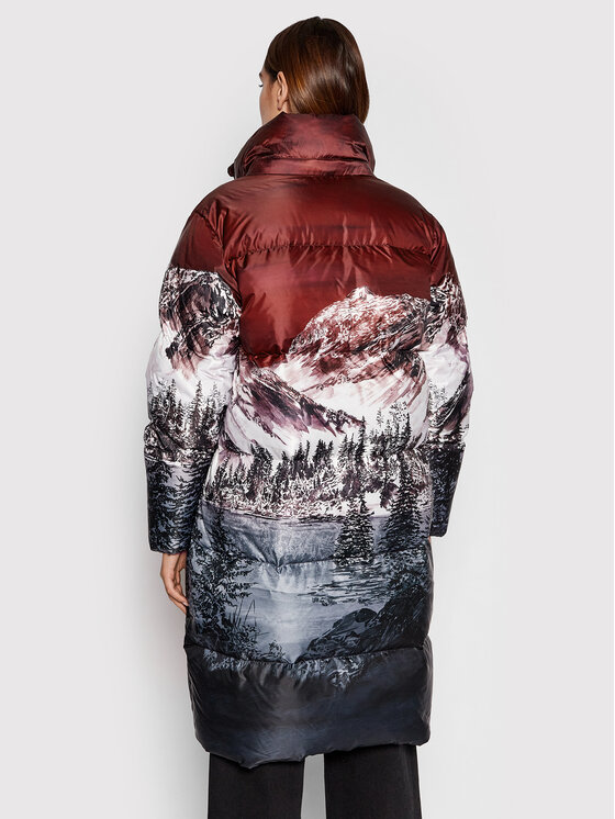 Tommy Hilfiger Tommy Hilfiger Vatovaná bunda ICONS Printed WW0WW31429 Farebná Relaxed Fit