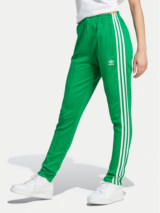 adidas adidas Melegítő alsó adicolor SST IK6601 Zöld Slim Fit