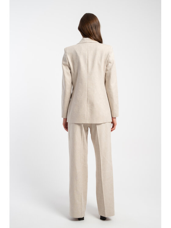 CLICK CLICK Σακάκι 71-0022 Μπεζ Regular Fit