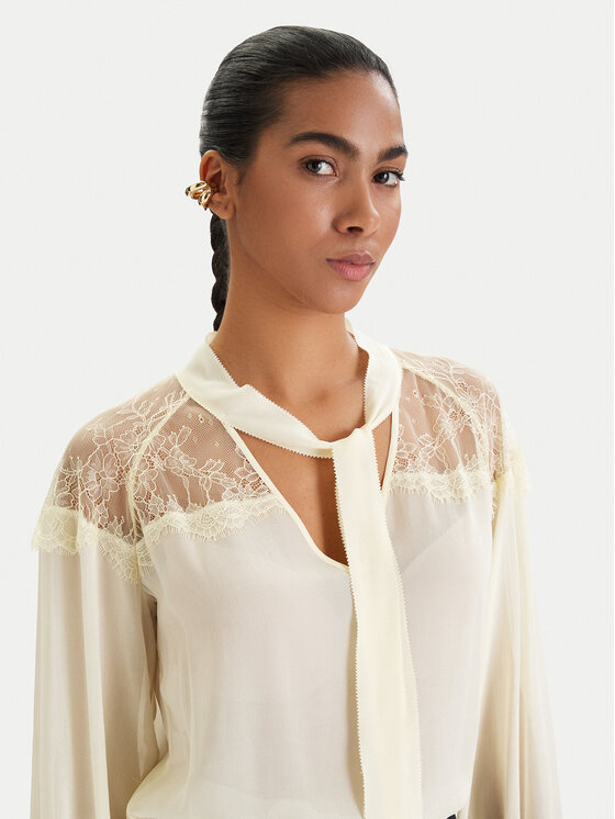 Patrizia Pepe Patrizia Pepe Bluzka 8C0859/A692-Y478 Żółty Regular Fit