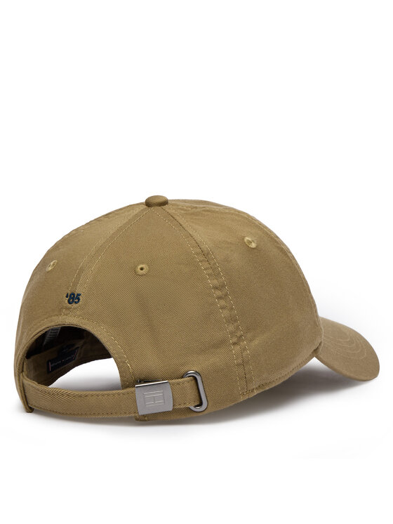 Tommy Hilfiger Tommy Hilfiger Cepure ar nagu Th Flag Soft 6 Panel Cap AM0AM14099 Haki