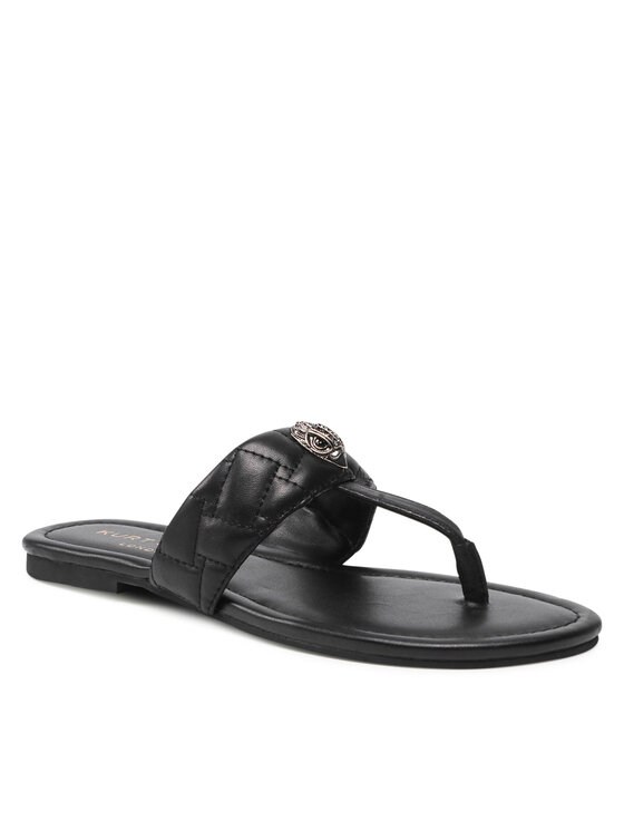Kurt Geiger Kurt Geiger Flip flop Kensington T-Bar Sandal 8651400109 Negru