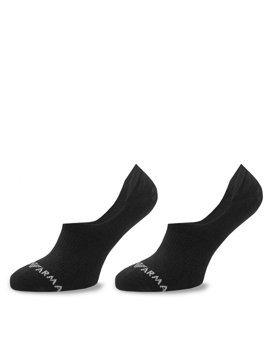 Női 2 pár női bokazokni Emporio Armani, Fekete, 292312 4R229 00020