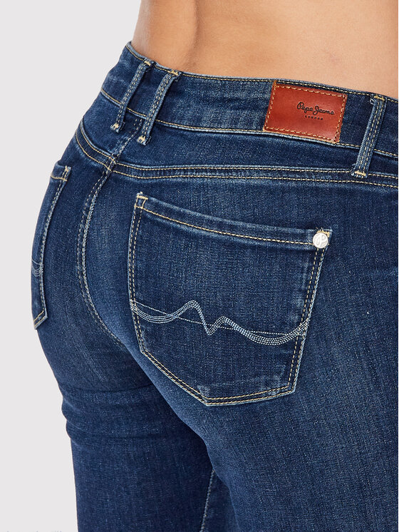 Pepe Jeans Pepe Jeans Jeansy Soho PL204174 Granatowy Skinny Fit