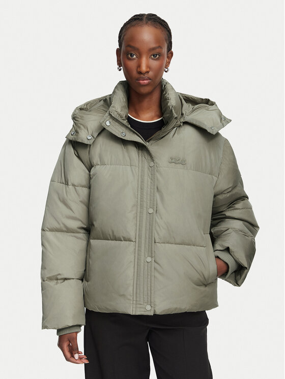 KARL LAGERFELD KARL LAGERFELD Kurtka zimowa B3W15002 Beżowy Regular Fit
