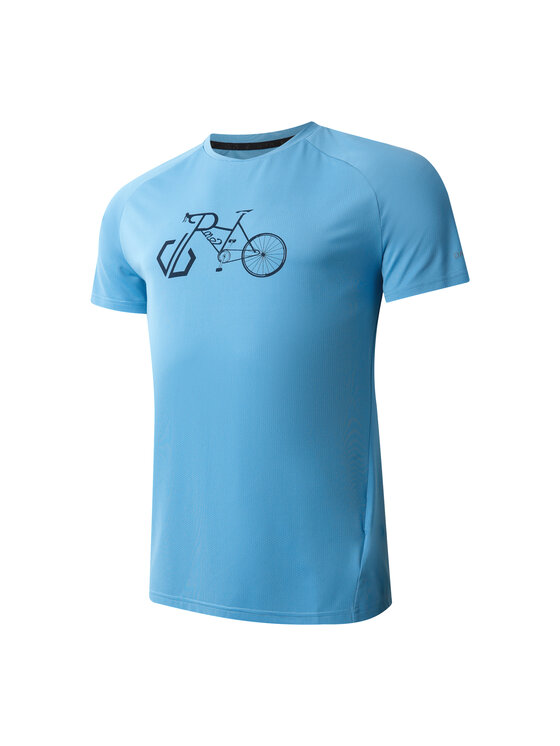 Dare2B Dare2B T-Shirt Tech II Błękitny Short Fit