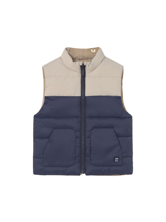 Mayoral Mayoral Vestă elegantă 2348 Bej Regular Fit