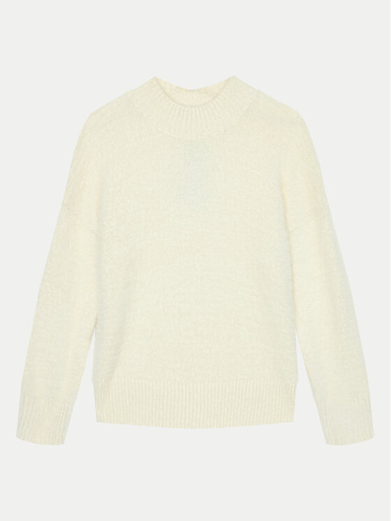United Colors Of Benetton United Colors Of Benetton Rollkragenpullover 19BAC200I Écru Regular Fit