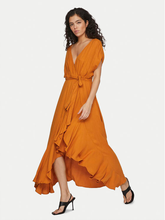 Vila Vila Igapäevane kleit Henrisse 14096205 Oranž Regular Fit