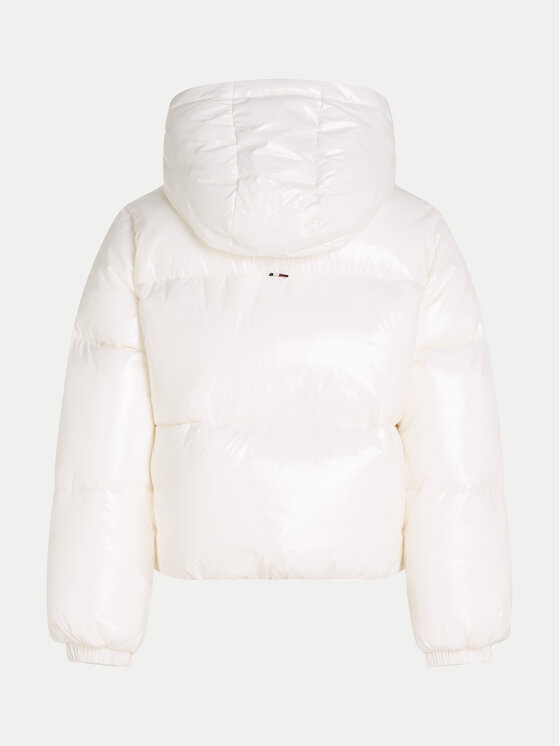 Tommy Hilfiger Tommy Hilfiger Μπουφάν πουπουλένιο New York KG0KG08496 Εκρού Regular Fit