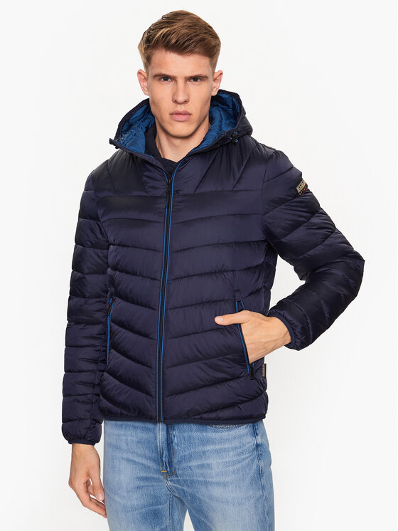 Napapijri Napapijri Kurtka przejściowa Aerons NP0A4GJO Granatowy Regular Fit