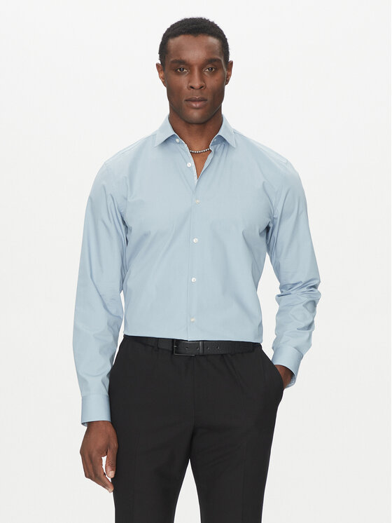 HUGO Košeľa Koey 50539766 Modrá Slim Fit