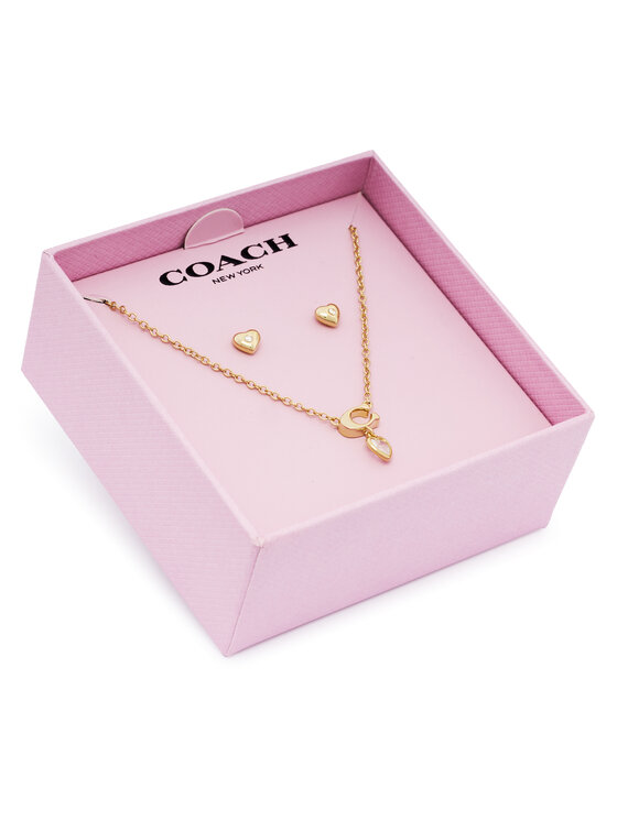 Coach Coach Set collana e orecchini 37571285 Oro
