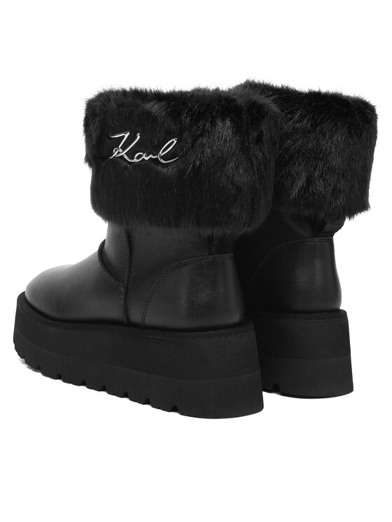 KARL LAGERFELD KARL LAGERFELD Sniega zābaki KL48655 Melns