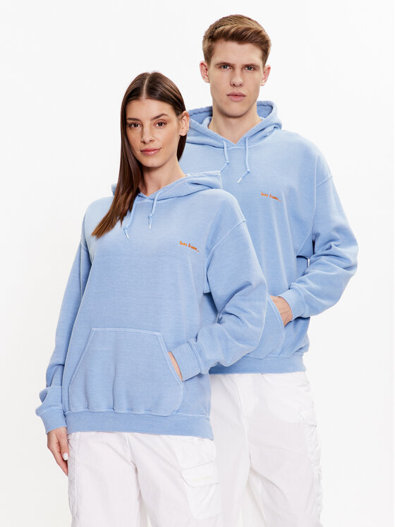 Felpa IF 76554666 Blu Loose Fit