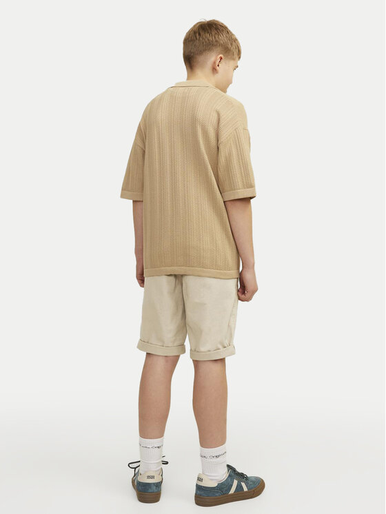 Jack & Jones Junior Jack & Jones Junior Szorty materiałowe 12254241 Beżowy Regular Fit