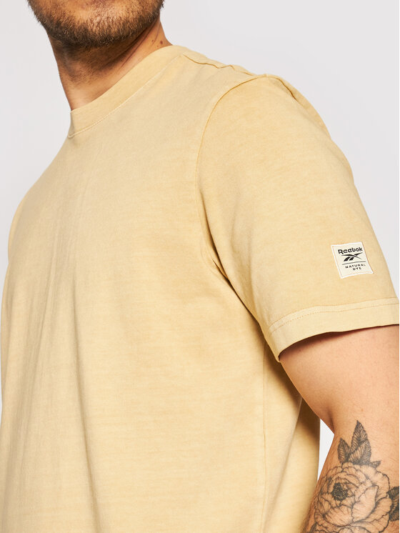 T-shirt Natural Dye GV3474 Beige Regular Fit