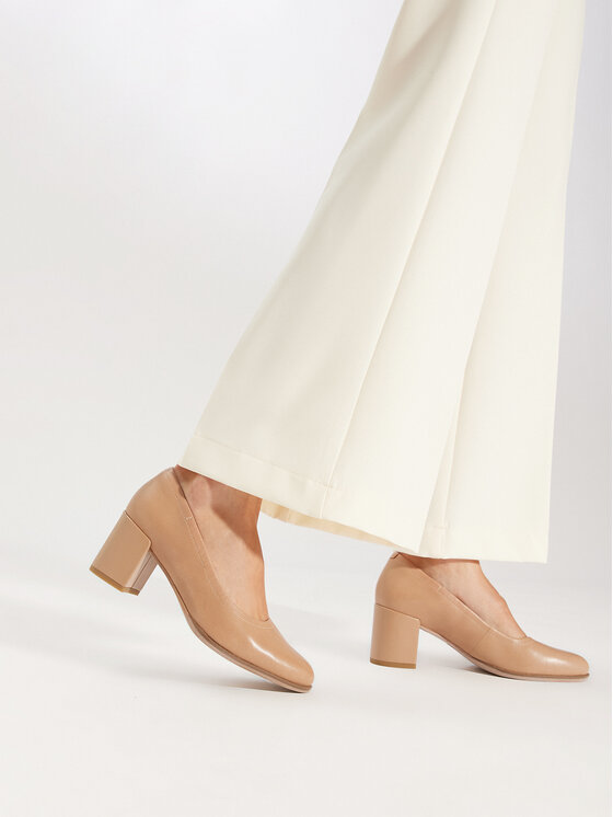 Clarks Escarpins Freva 55 Court 261709634 Beige Modivo