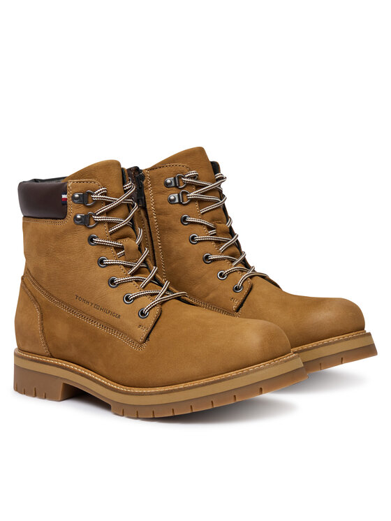 Tommy Hilfiger Tommy Hilfiger Ορειβατικά παπούτσια Flex Th Outdoor W Nbk Boot FM0FM05563 Καφέ
